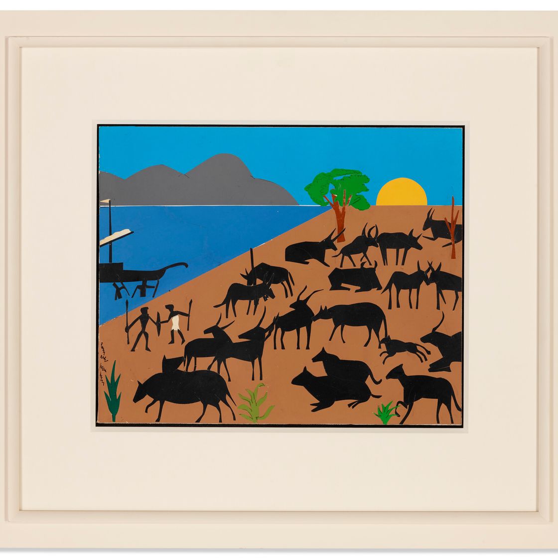 Romare Bearden — Крупный рогатый скот Бога Солнца, изображение 2