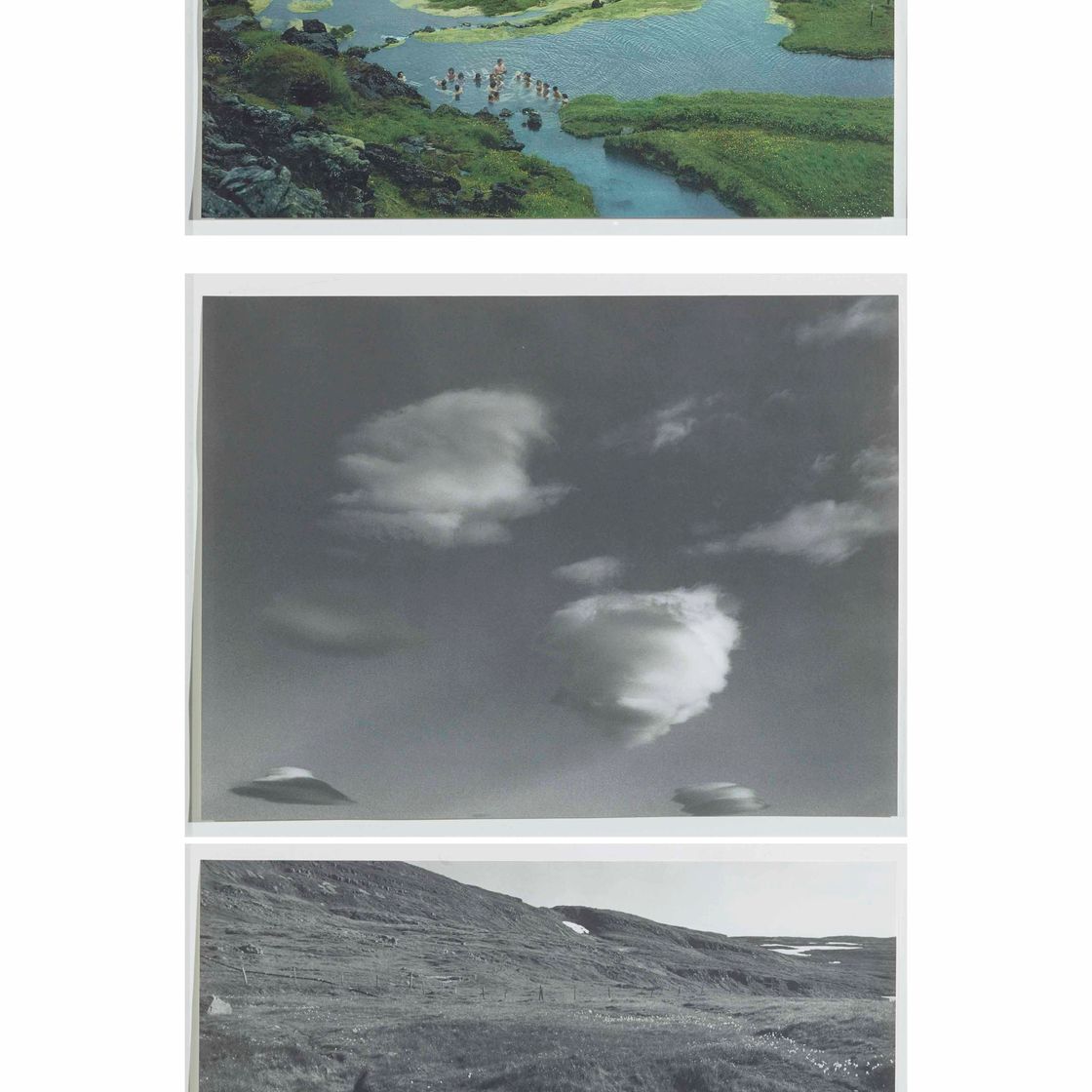 Roni Horn — Сюита № 4 (i) Дейлдартунгухвер, Исландия, 1993 (ii) Ландманналаугар, Исландия, 1993 (iii) Северная Исландия, 1991 (iv) Гвендарлауг, Клука, Исландия, 1993 (v) Хафнарфьорур, Исландия, 1992