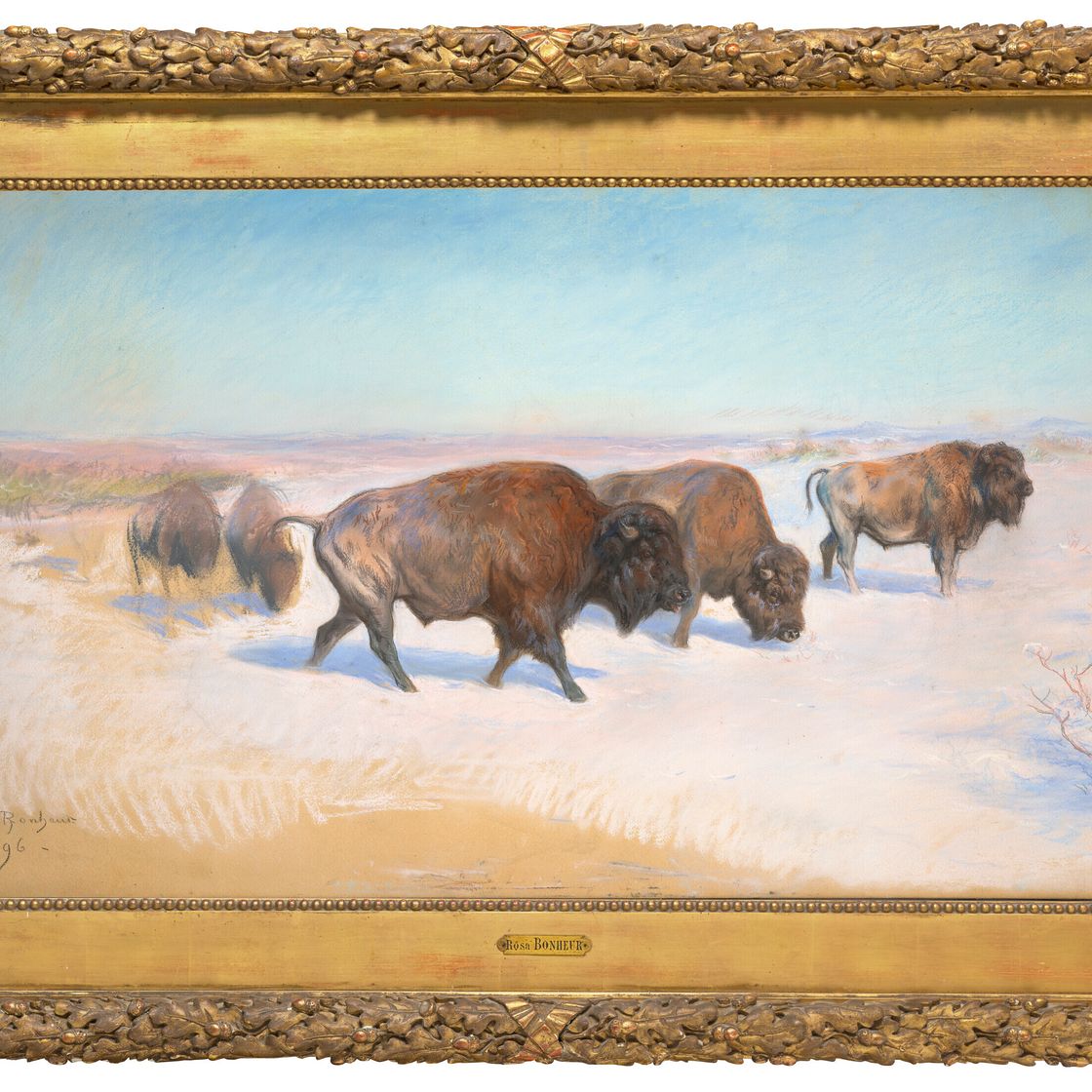 Rosa Bonheur — Миграция зубров, изображение 2