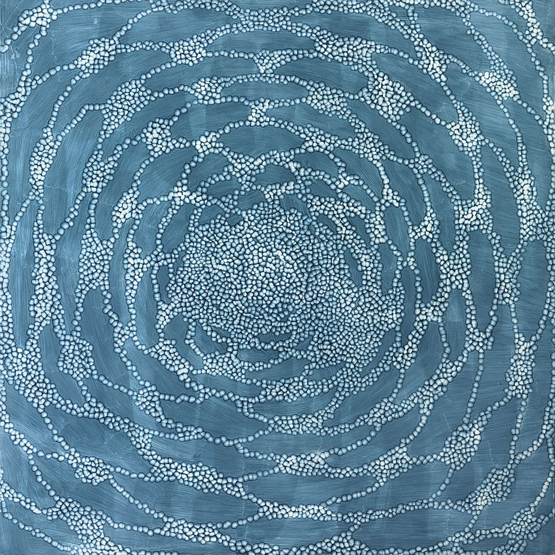 Ross Bleckner — Синяя сетка
