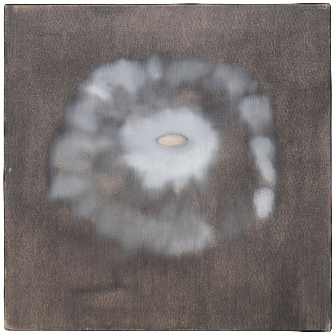 Ross Bleckner — Без названия (Белый цветок)