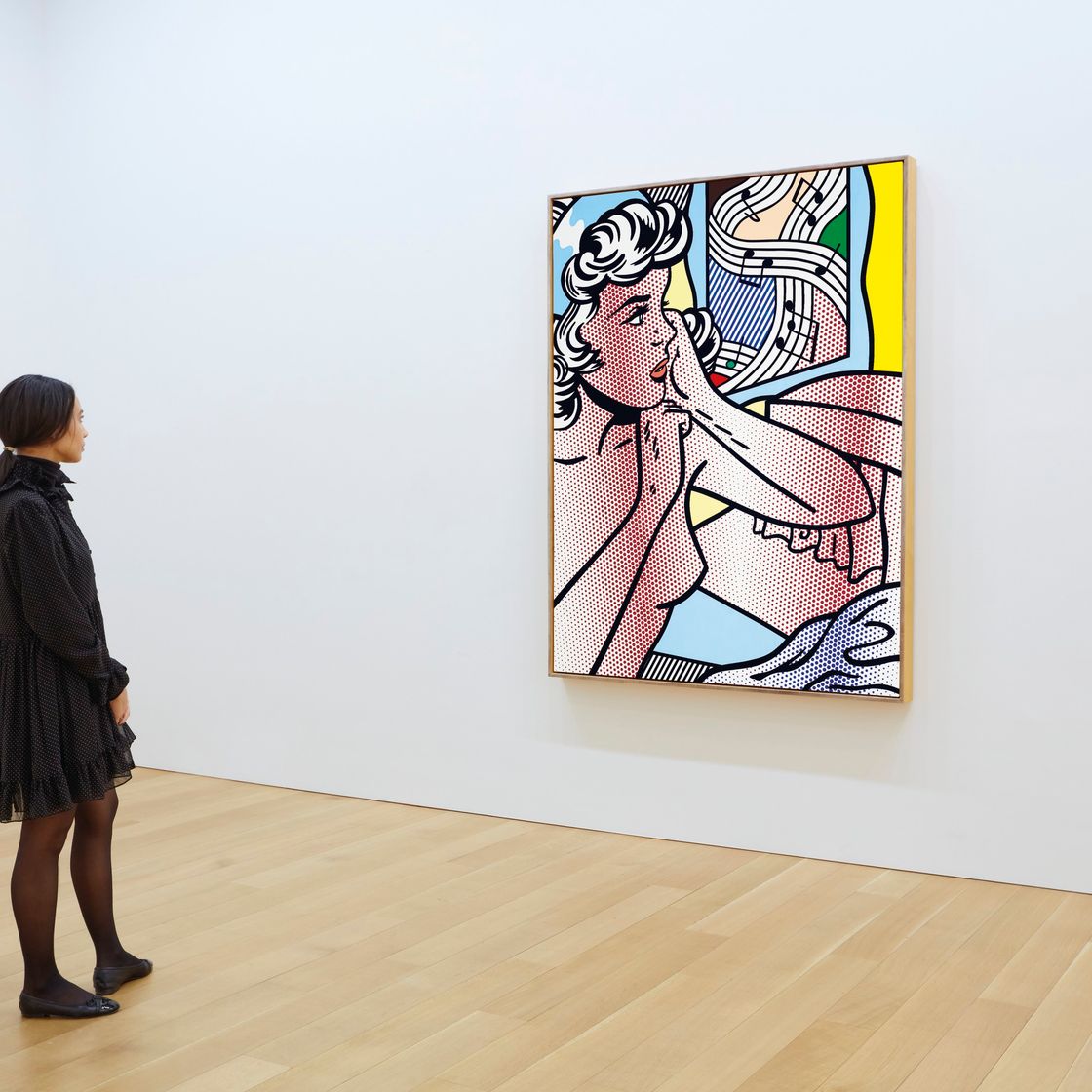 Roy Lichtenstein — Обнаженная натура с радостной раскраской, изображение 2