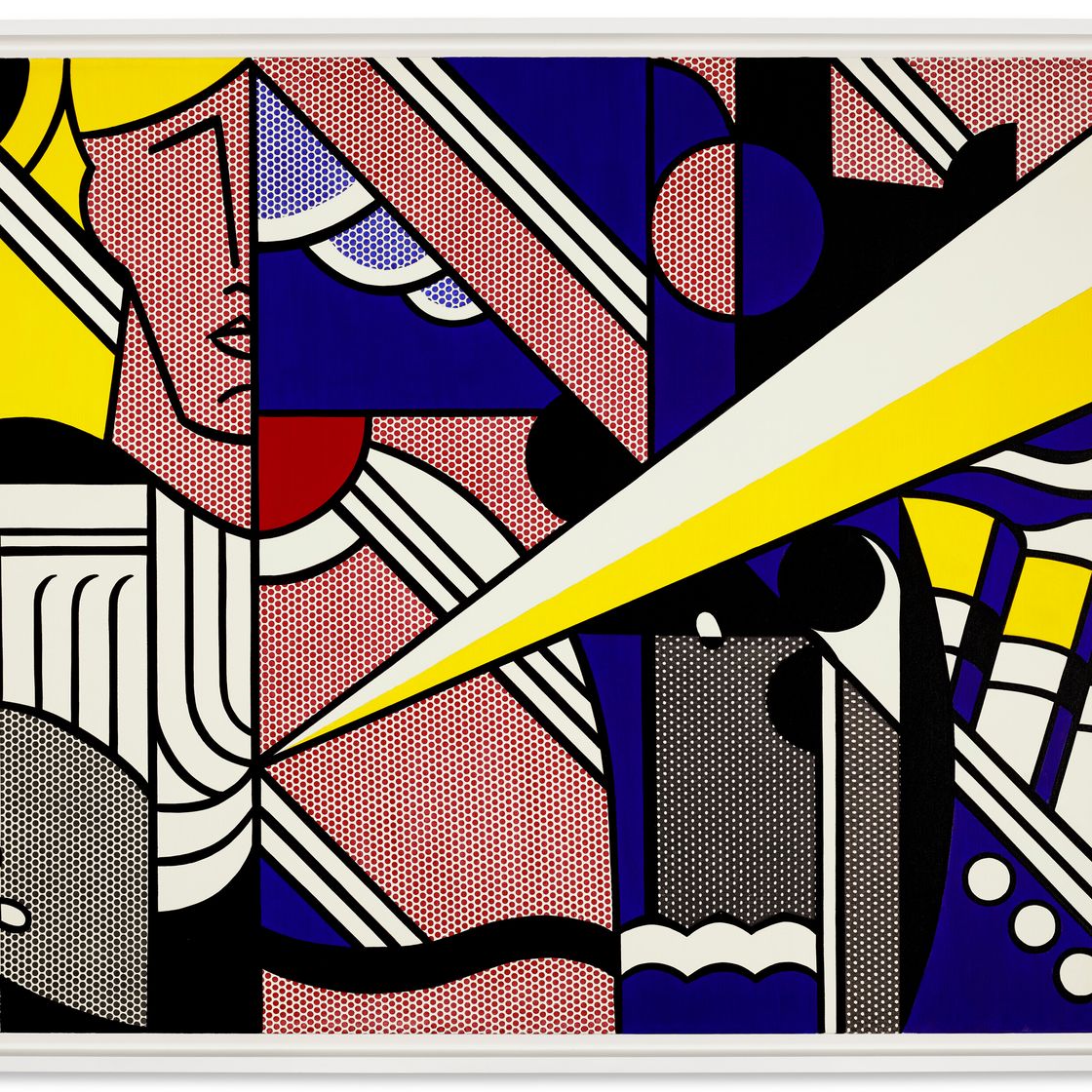 Roy Lichtenstein — Современная живопись с ионической колонной, изображение 2