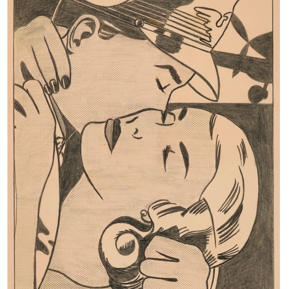 Roy Lichtenstein — Поцелуй, изображение 1