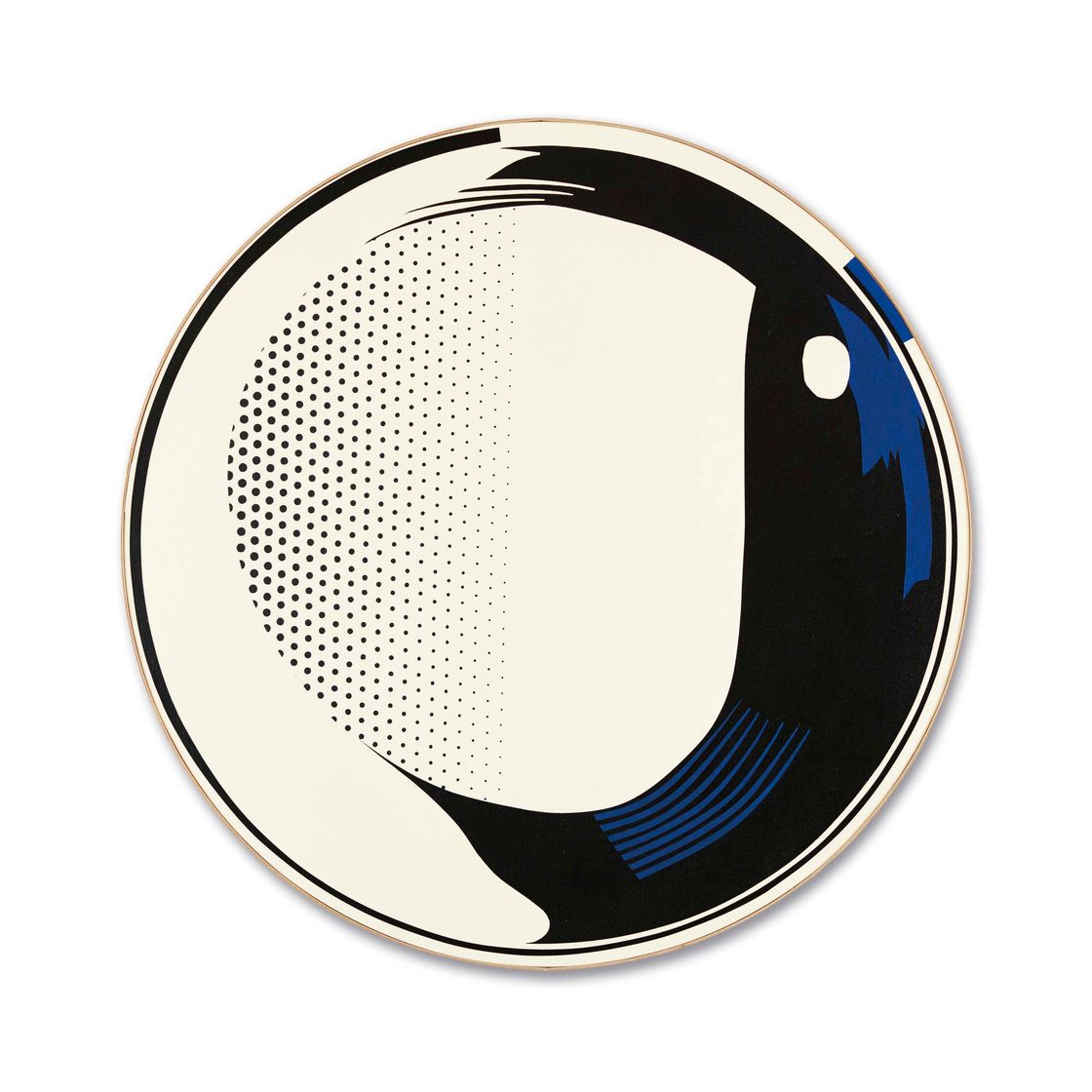 Roy Lichtenstein — Зеркало №9 (диаметр 36 дюймов)