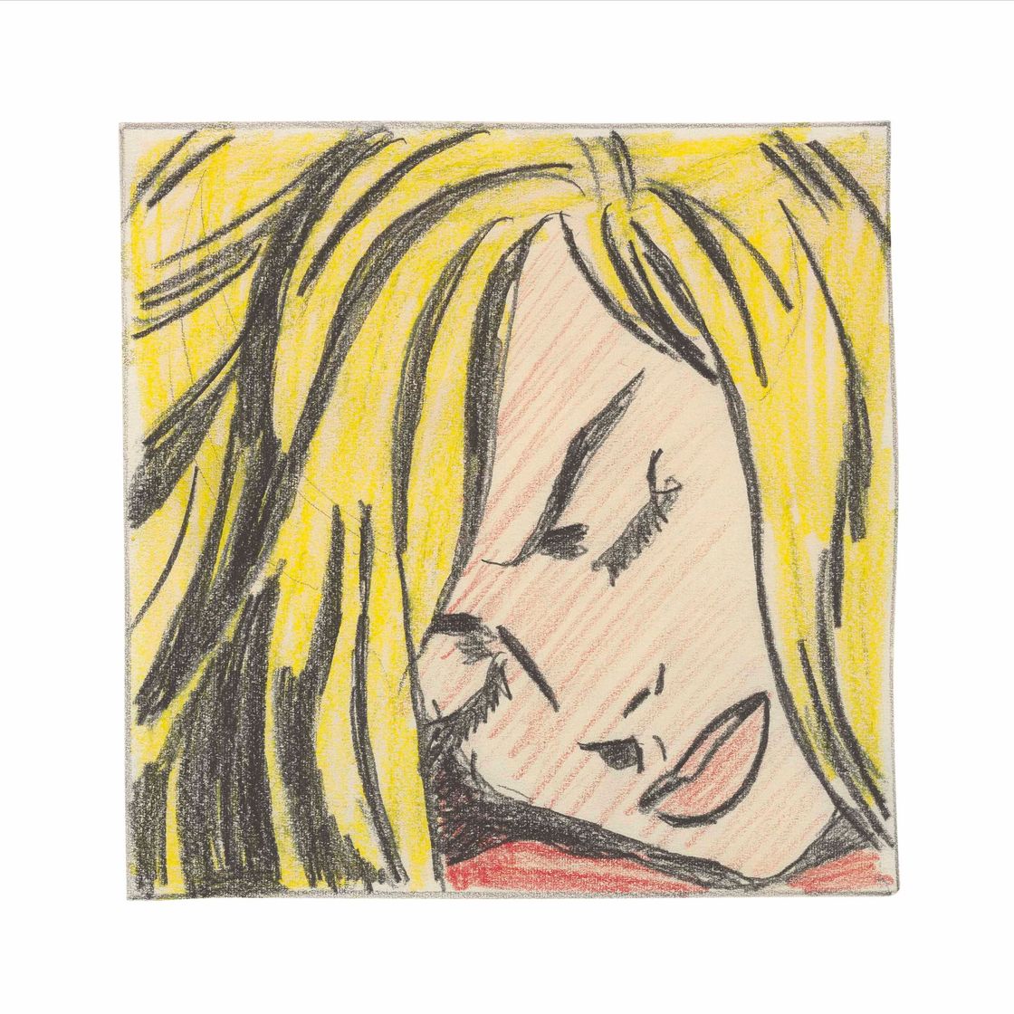 Roy Lichtenstein — Спящая девушка (кабинет)