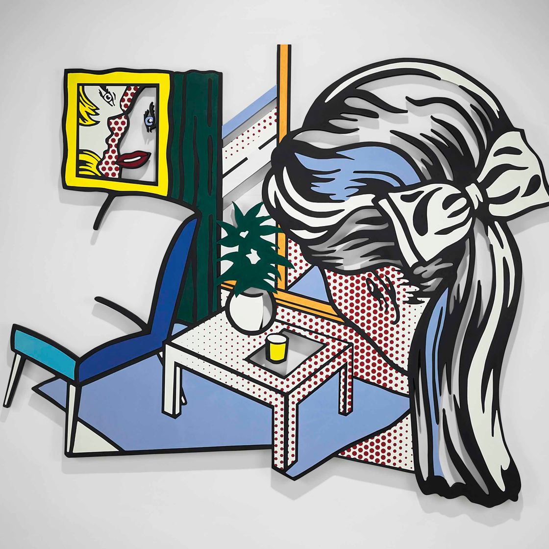 Roy Lichtenstein — Женщина, созерцающая Желтую чашку