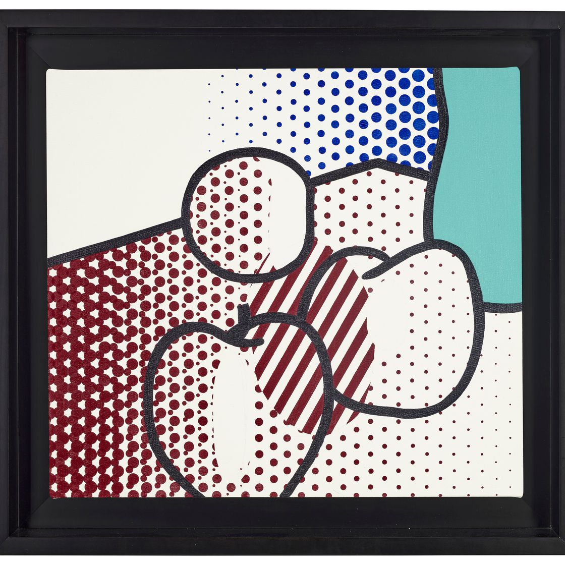 Roy Lichtenstein — Натюрморт – Красные яблоки, изображение 2