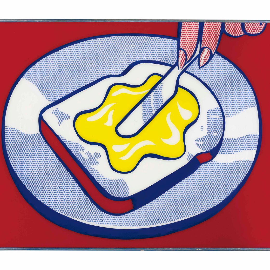 Roy Lichtenstein — Горчица на белом
