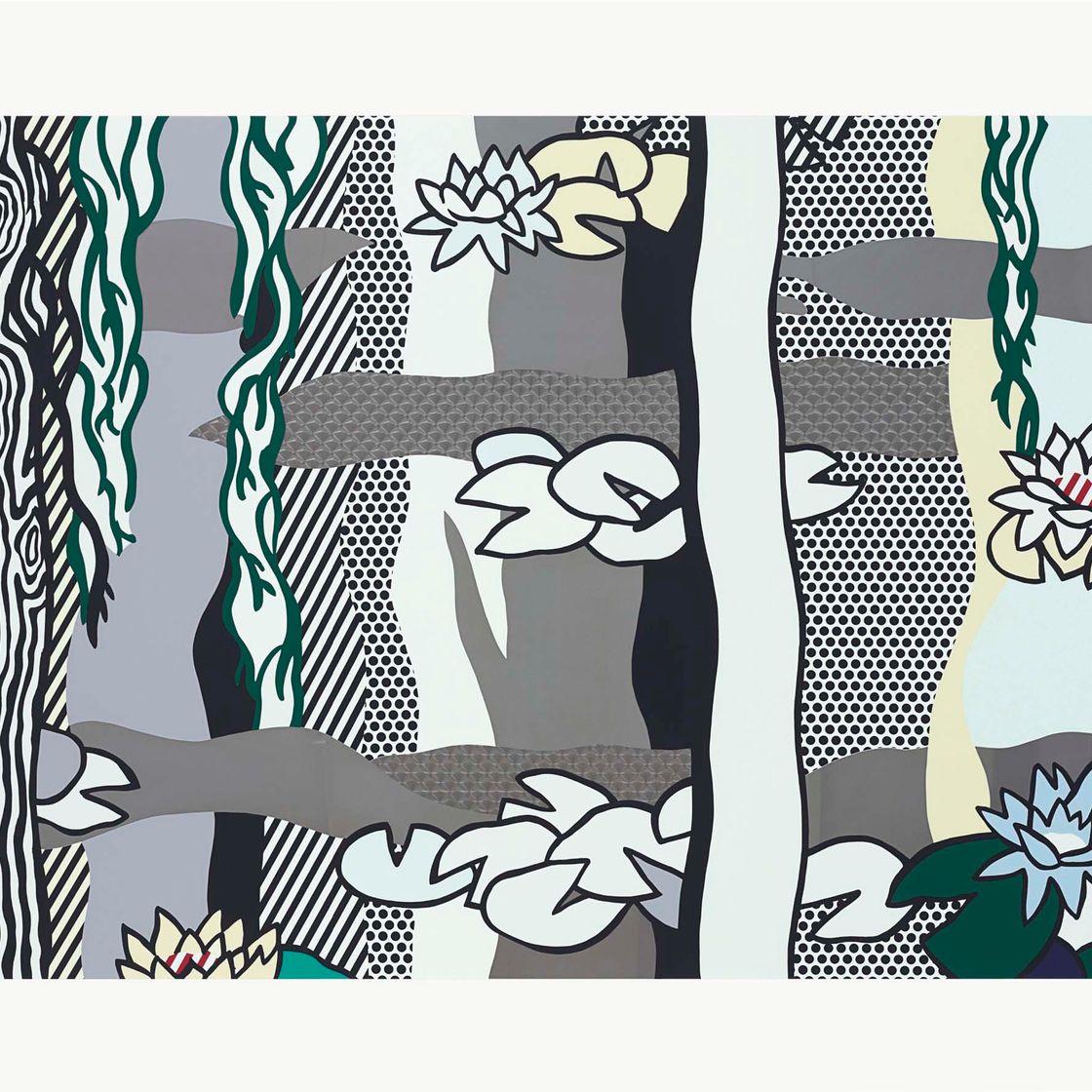 Roy Lichtenstein — Кувшинки с ивами
