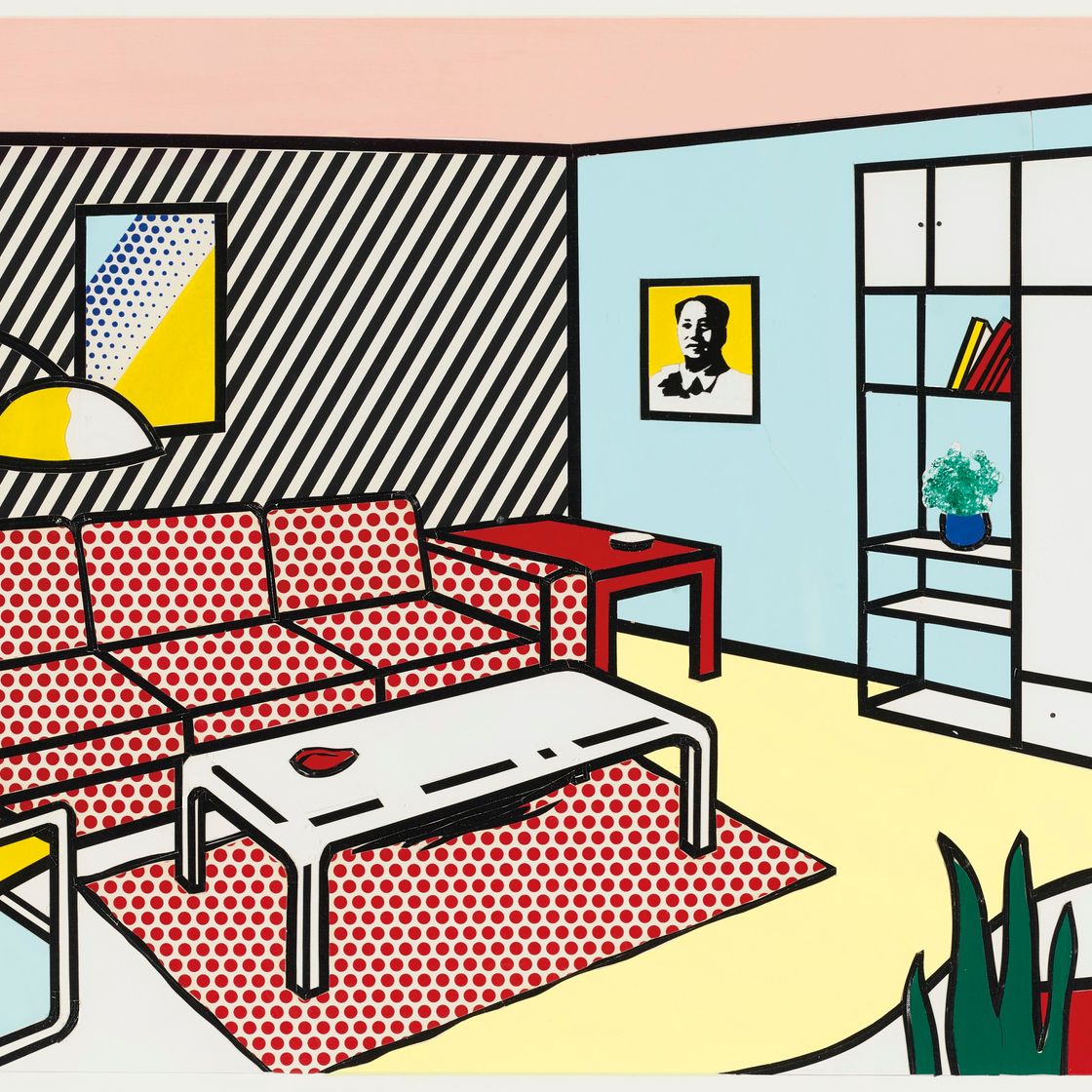 Roy Lichtenstein — Современная комната (кабинет), изображение 1