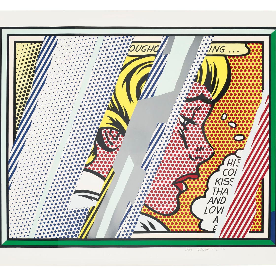 Roy Lichtenstein — Размышления о девушке из серии "Размышления", изображение 1