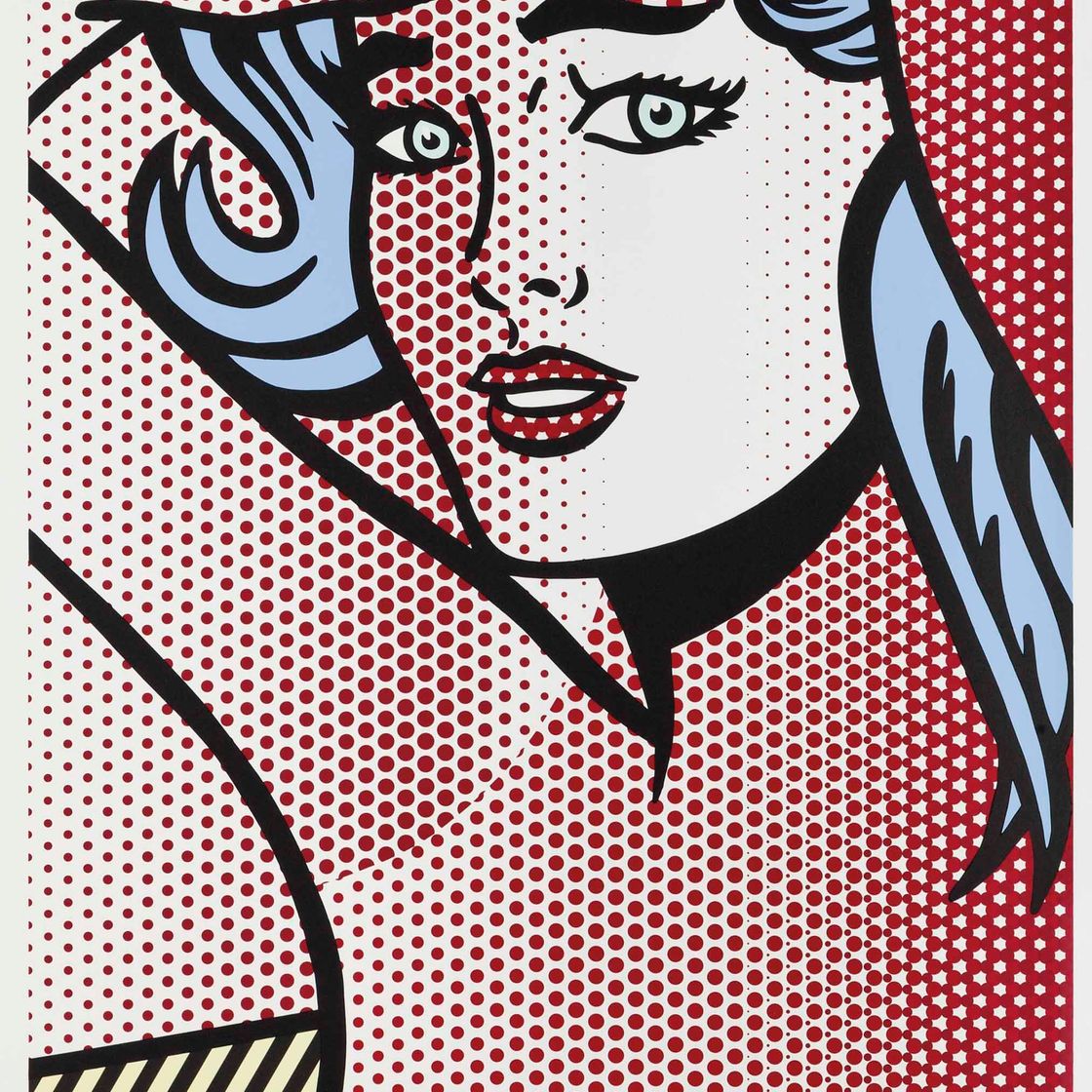 Roy Lichtenstein — Обнаженная, с голубыми волосами