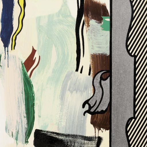 Roy Lichtenstein — Картина в серебряной раме