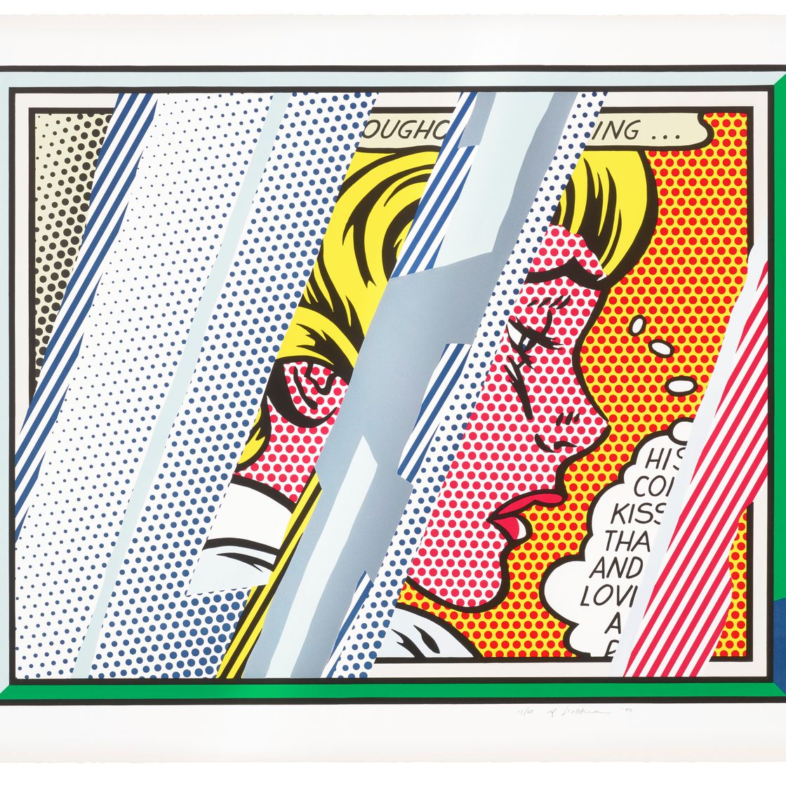 Roy Lichtenstein — Размышления о девушке из серии "Размышления", изображение 1