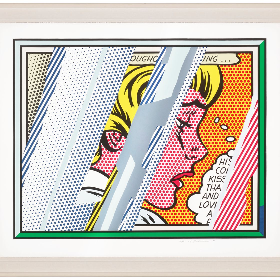 Roy Lichtenstein — Размышления о девушке из серии "Размышления", изображение 2