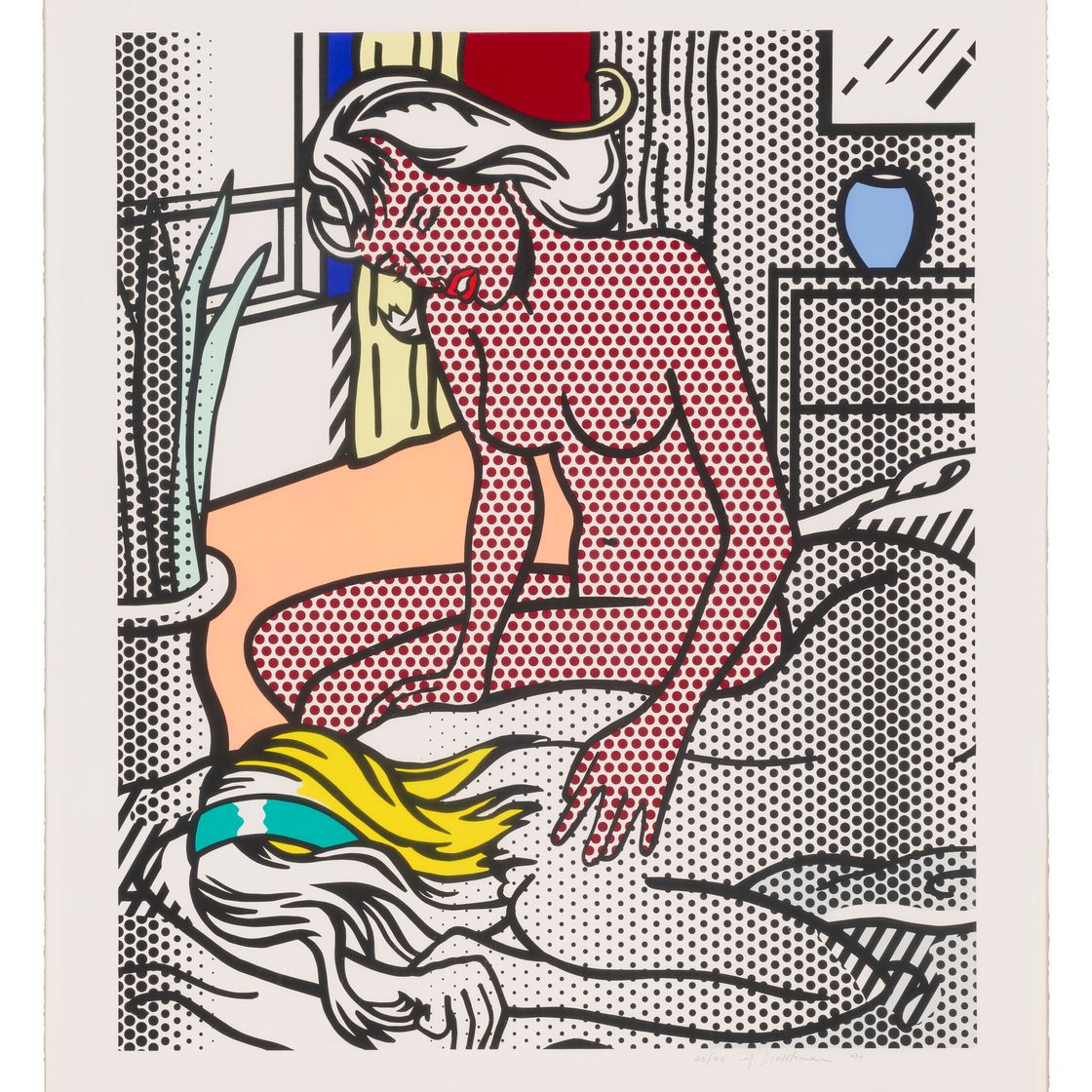 Roy Lichtenstein — Две обнаженные натуры из серии "Обнаженная натура"