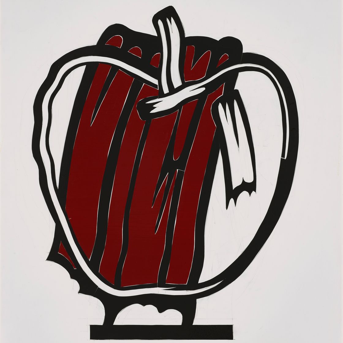 Roy Lichtenstein — Красное яблоко (исследование), изображение 1