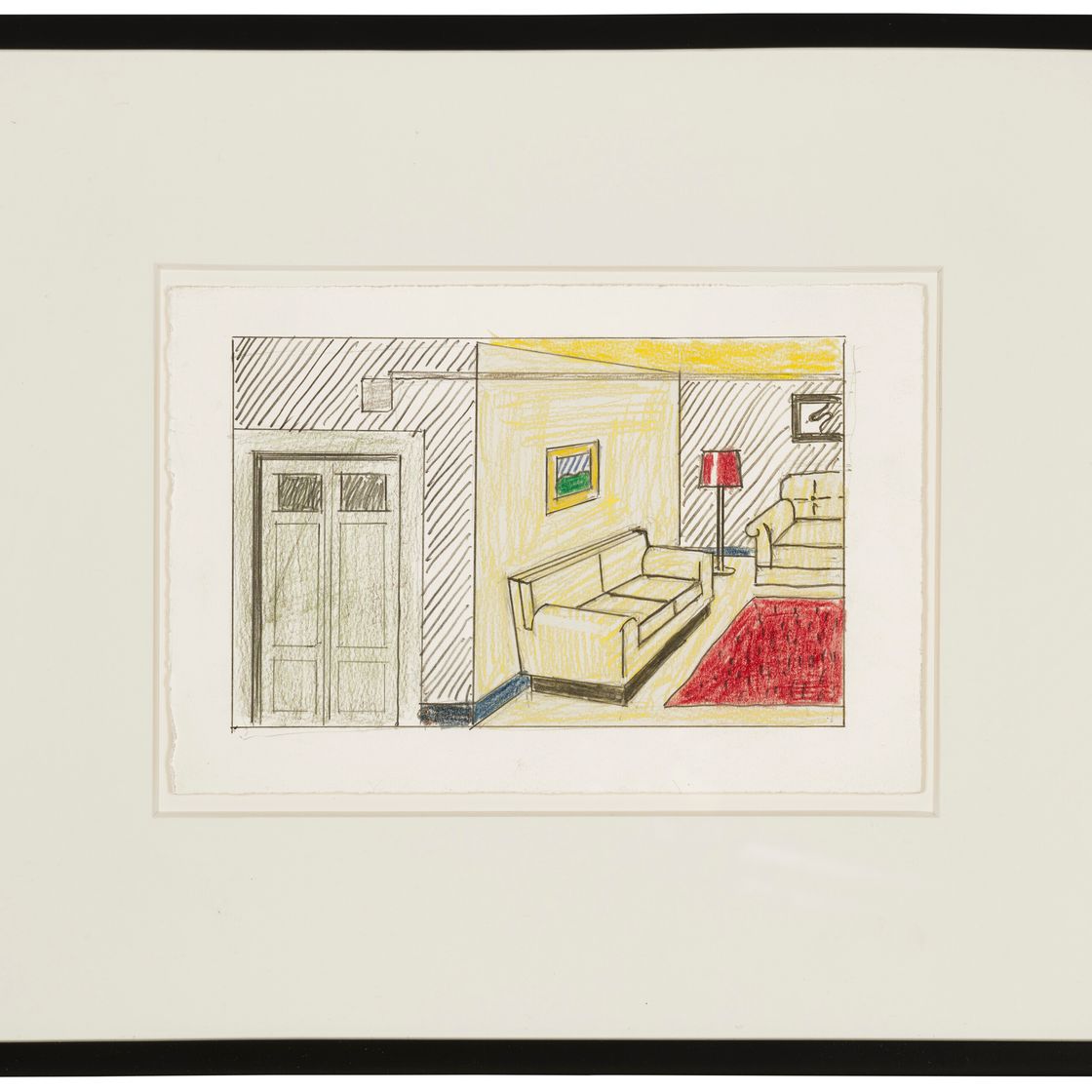 Roy Lichtenstein — Интерьер (кабинет), изображение 2