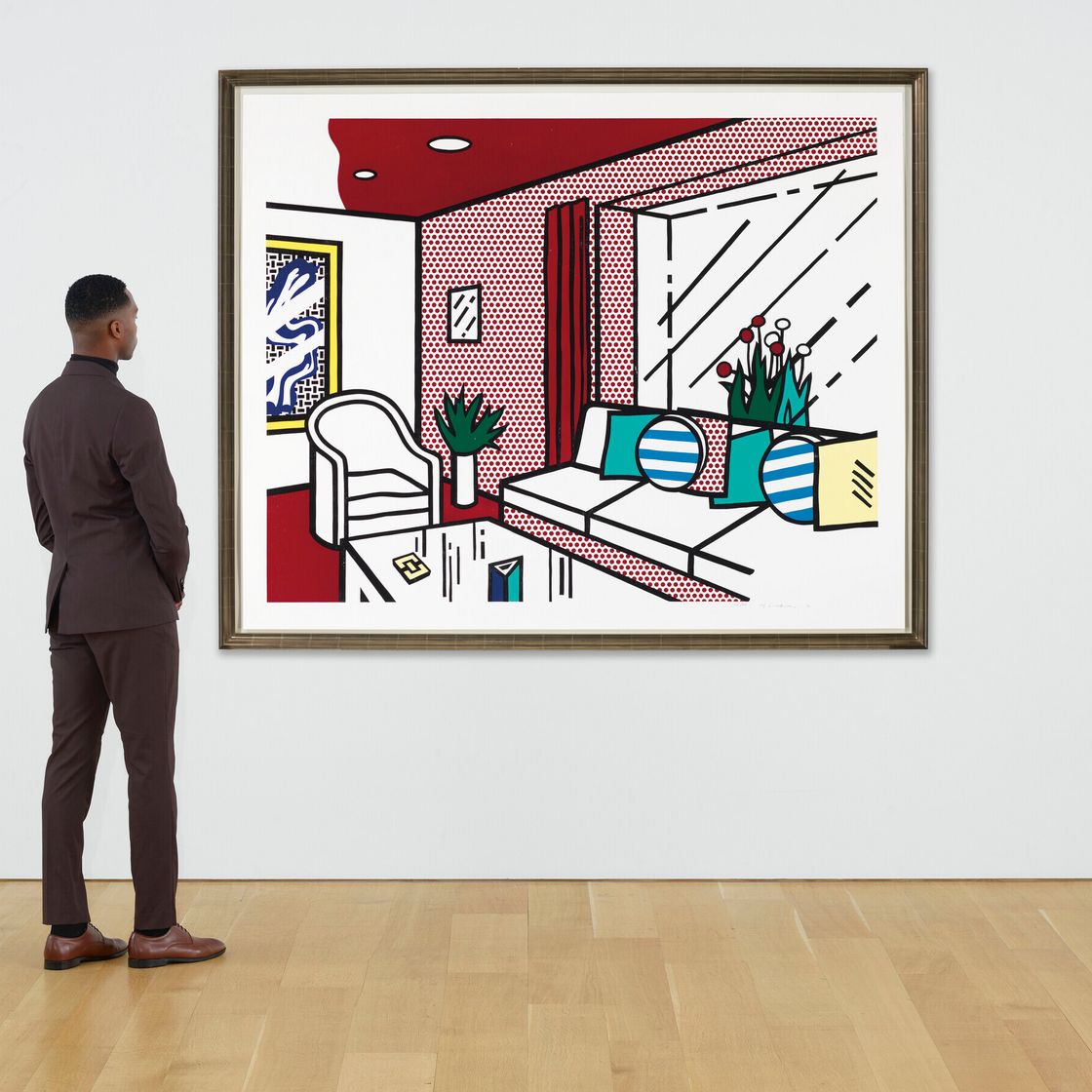Roy Lichtenstein — Гостиная из серии "Интерьер", изображение 2