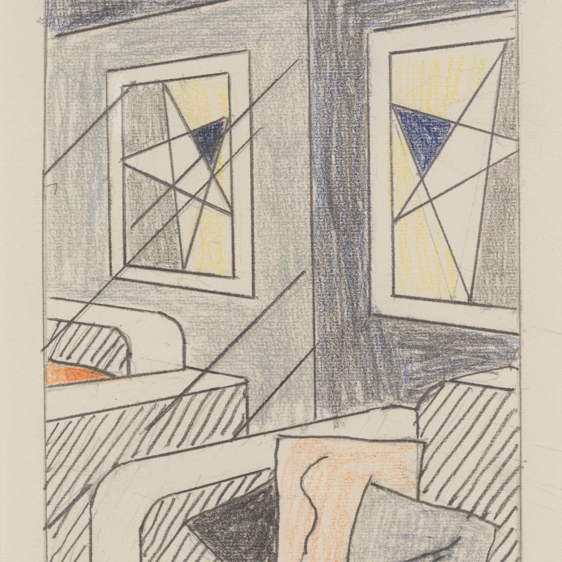 Roy Lichtenstein — Интерьер с идеальной росписью, изображение 1