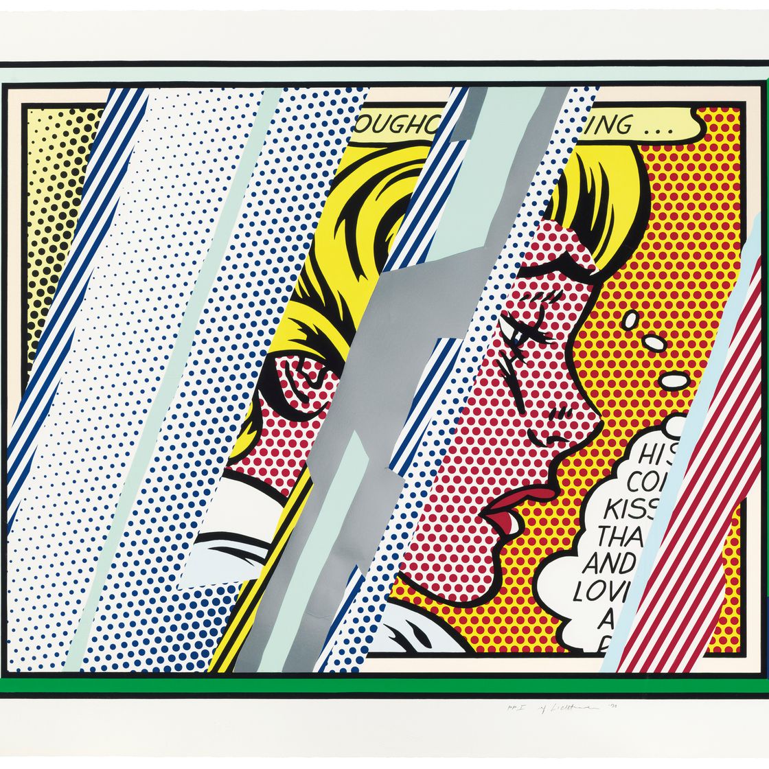 Roy Lichtenstein — Размышления о девушке, из размышлений