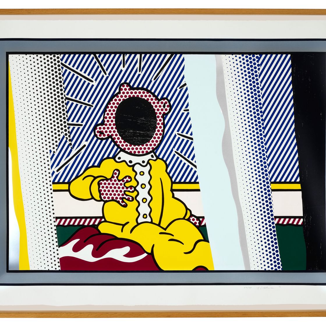 Roy Lichtenstein — Размышления о "Крике" из серии "Размышления", изображение 2