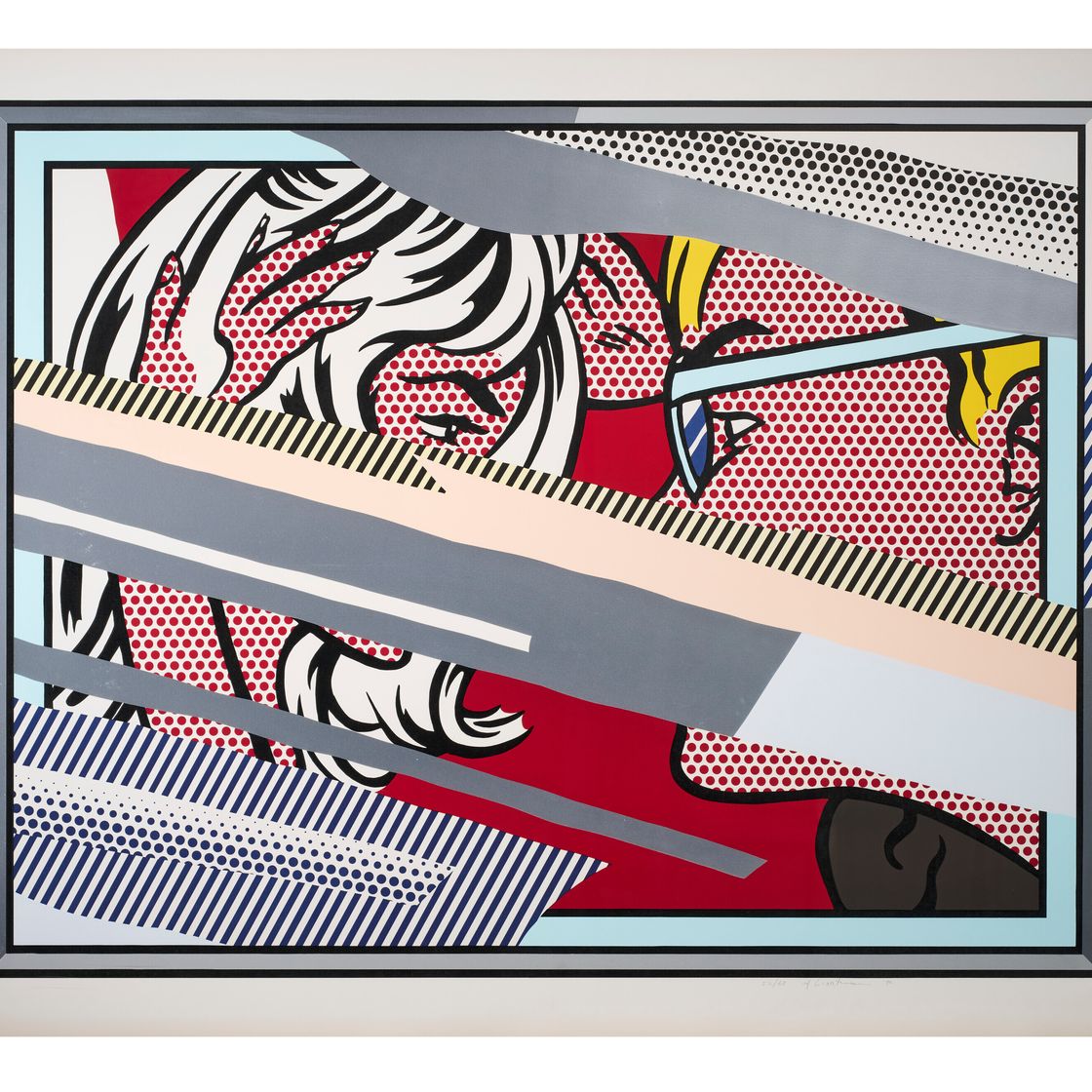 Roy Lichtenstein — Размышления о разговоре, из серии "Размышления", изображение 1