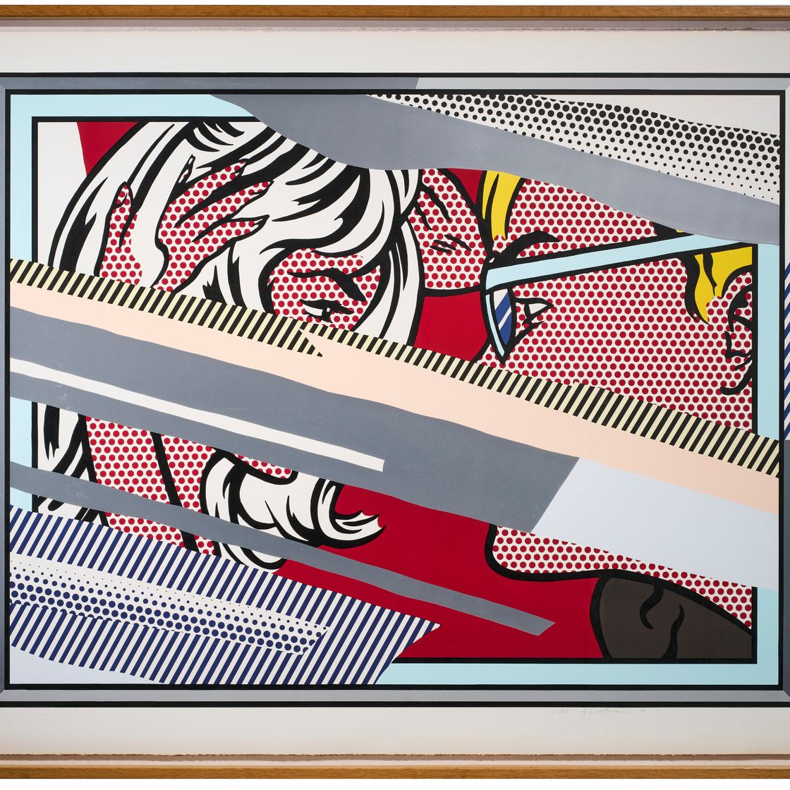 Roy Lichtenstein — Размышления о разговоре, из серии "Размышления", изображение 2