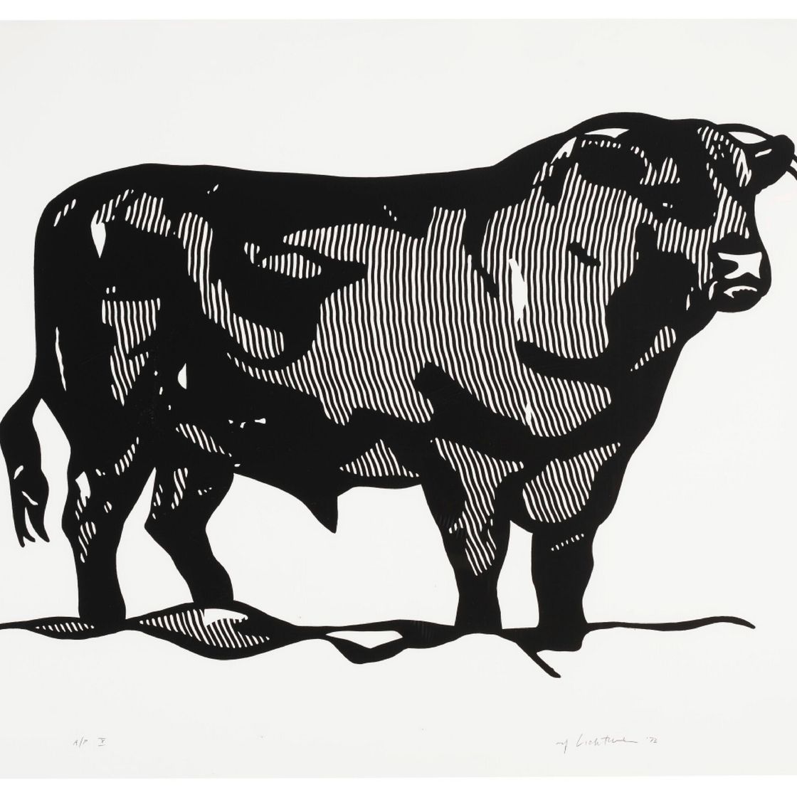 Roy Lichtenstein — Серия профилей Bull, изображение 2