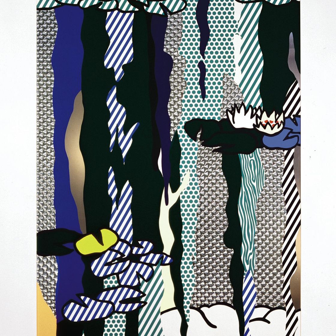 Roy Lichtenstein — Водяные лилии с облаком