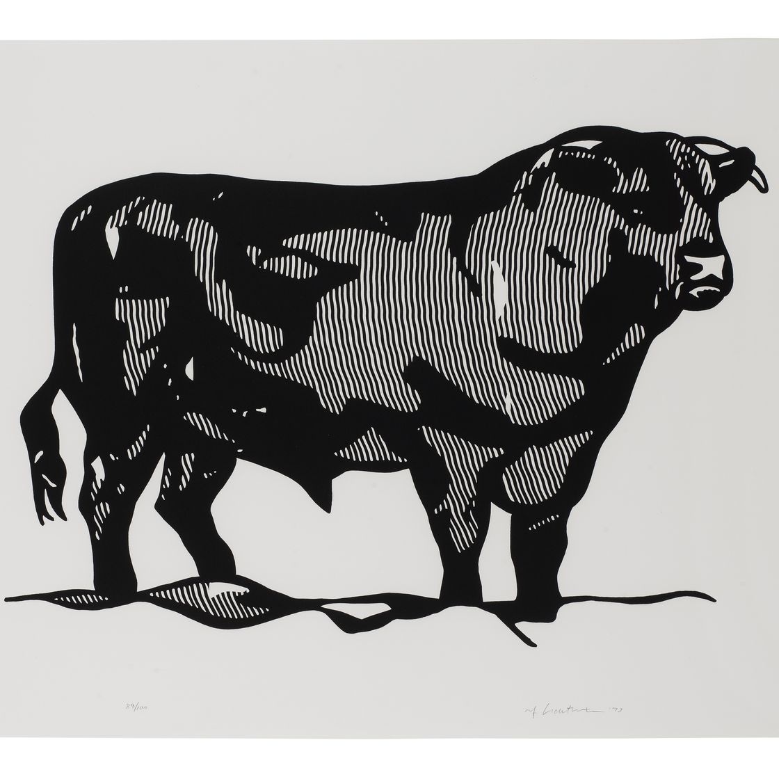 Roy Lichtenstein — Серия профилей Bull, изображение 1