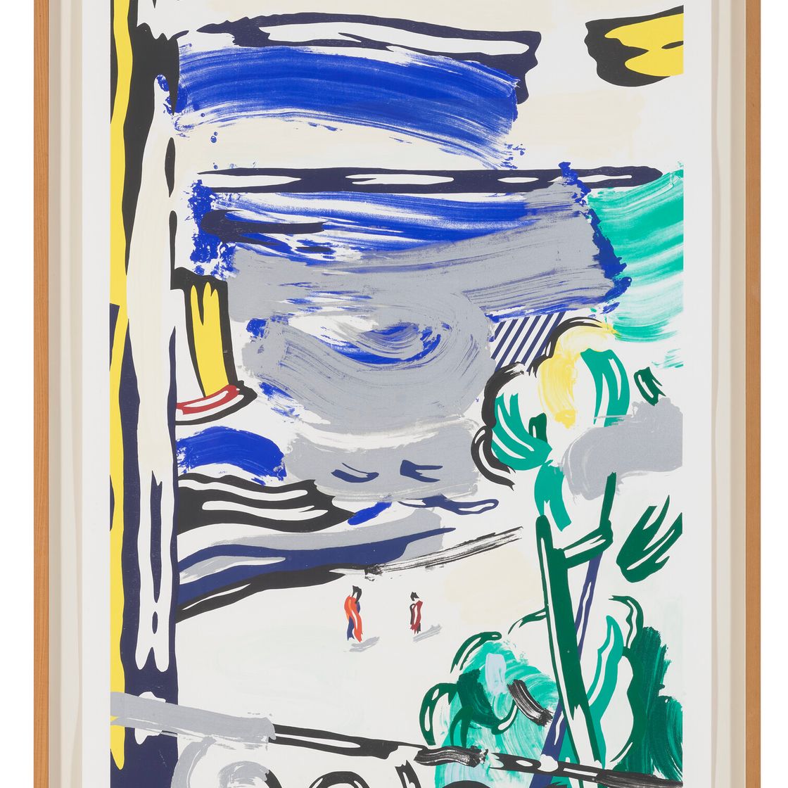 Roy Lichtenstein — Вид из окна, из серии пейзажей, изображение 2