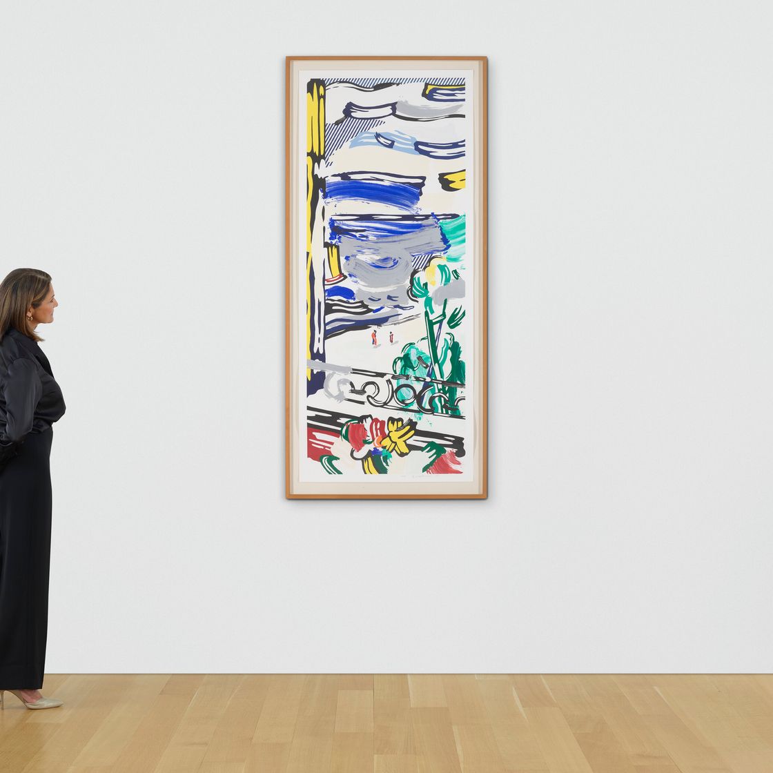 Roy Lichtenstein — Вид из окна, из серии пейзажей, изображение 3