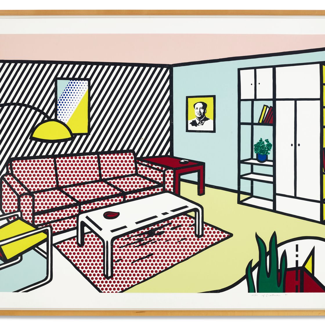 Roy Lichtenstein — Современная комната из серии "Интерьер", изображение 2