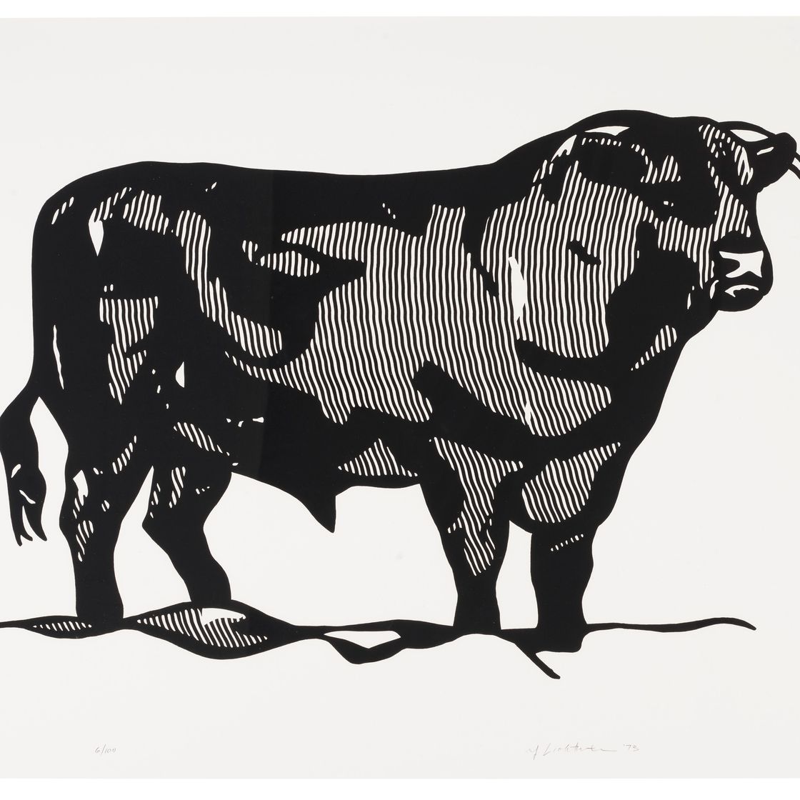 Roy Lichtenstein — Серия профилей Bull, изображение 2
