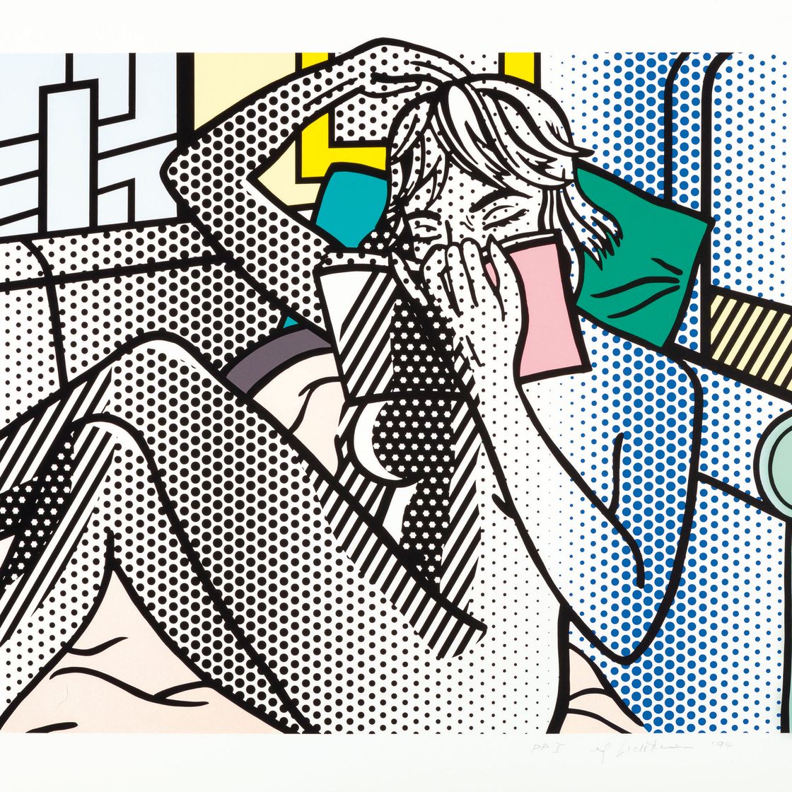 Roy Lichtenstein — Чтение в обнаженном виде, от Nudes