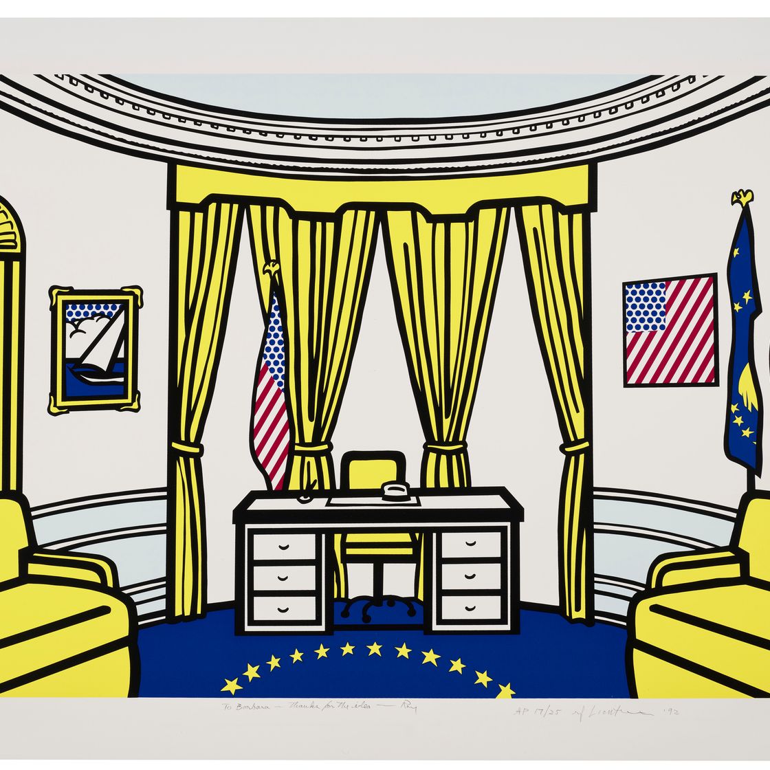 Roy Lichtenstein — Овальный кабинет
