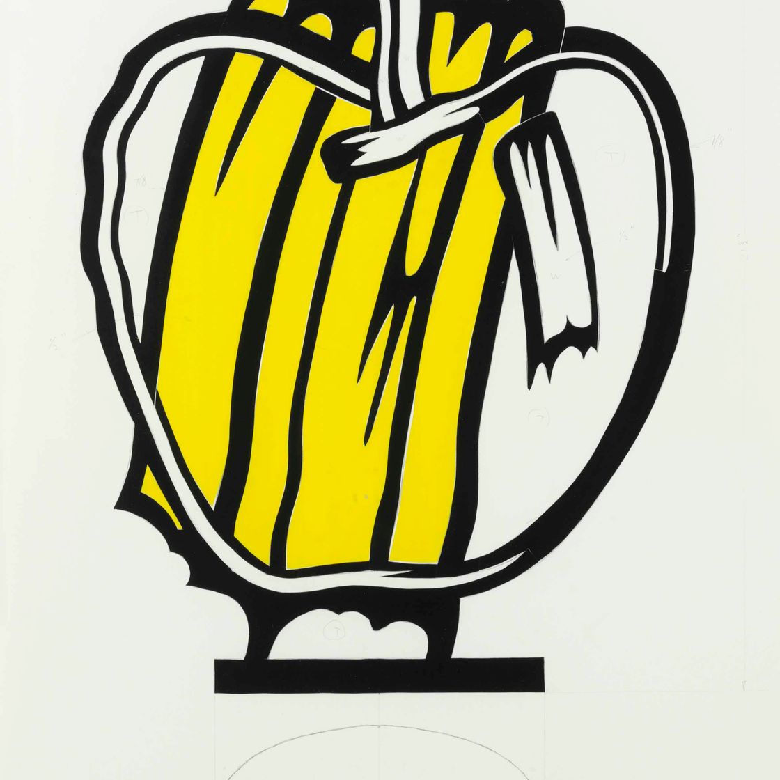 Roy Lichtenstein — Желтое яблоко (исследование)
