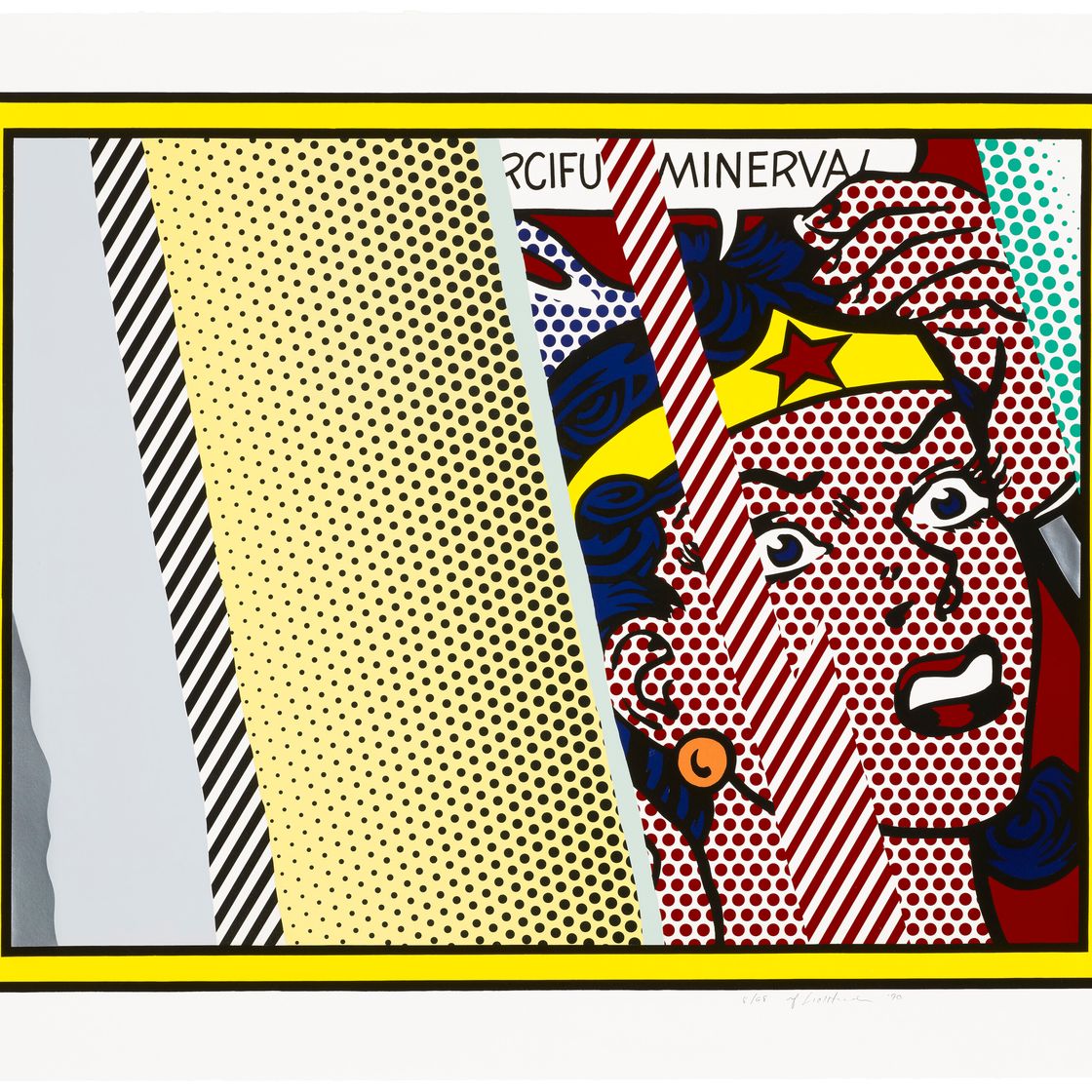 Roy Lichtenstein — Размышления о Минерве, из серии "Размышления", изображение 1