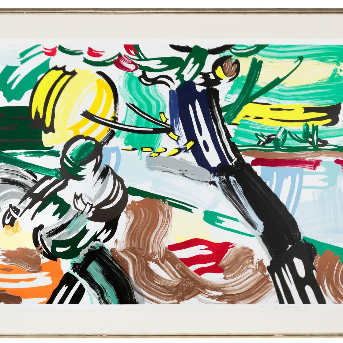 Roy Lichtenstein — "Сеятель" из серии "Пейзажи", изображение 2