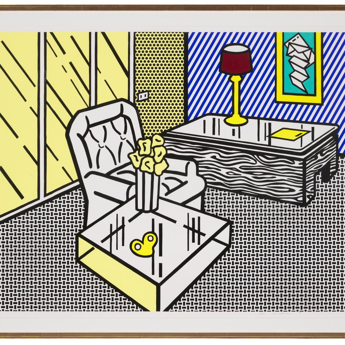 Roy Lichtenstein — "Логово" из серии "Интерьер", изображение 2
