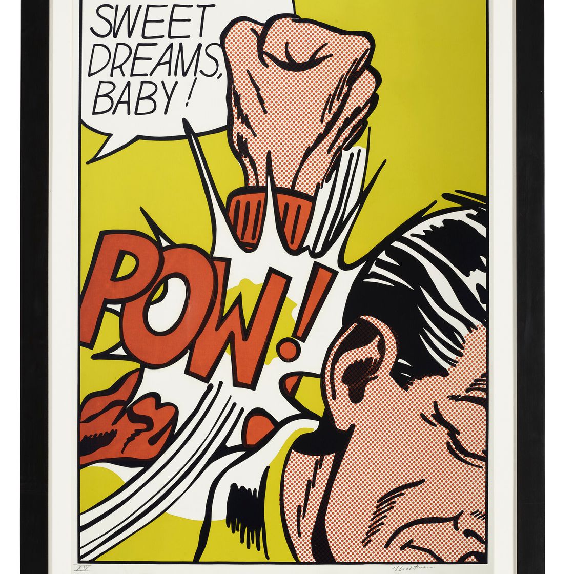 Roy Lichtenstein — Сладких снов, детка!, из портфолио 11 поп-исполнителей, Том III, изображение 2
