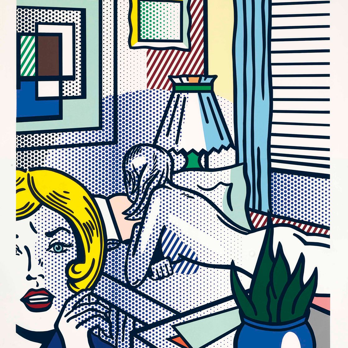Roy Lichtenstein — Соседи по комнате, из серии "Обнаженная натура" (С. 282)