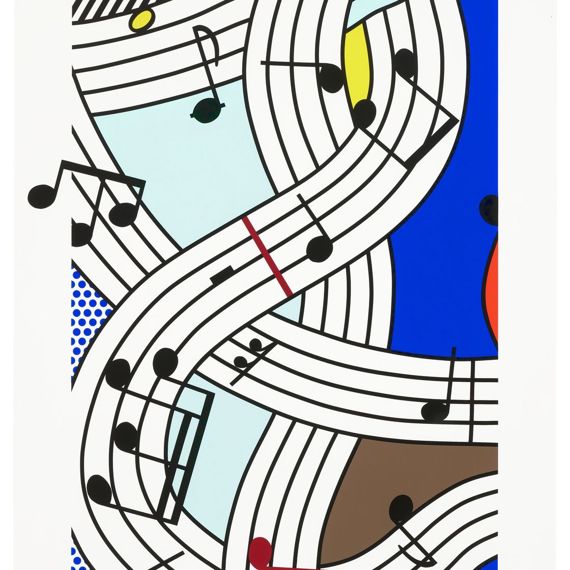 Roy Lichtenstein — Композиция I, изображение 1
