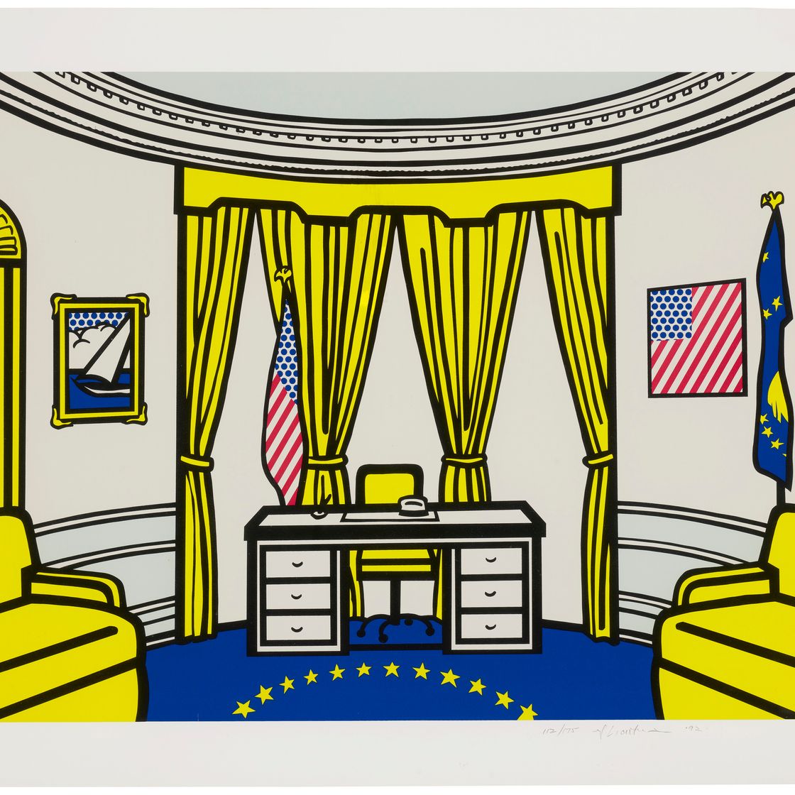 Roy Lichtenstein — Овальный кабинет, изображение 1