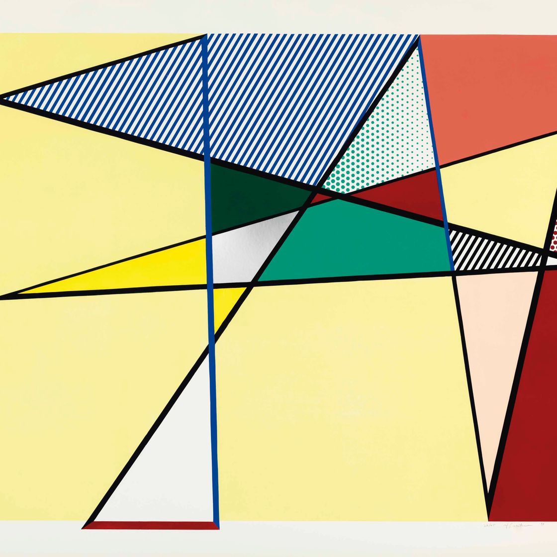Roy Lichtenstein — Imperfect 67 x 79 7/8", из серии Imperfect