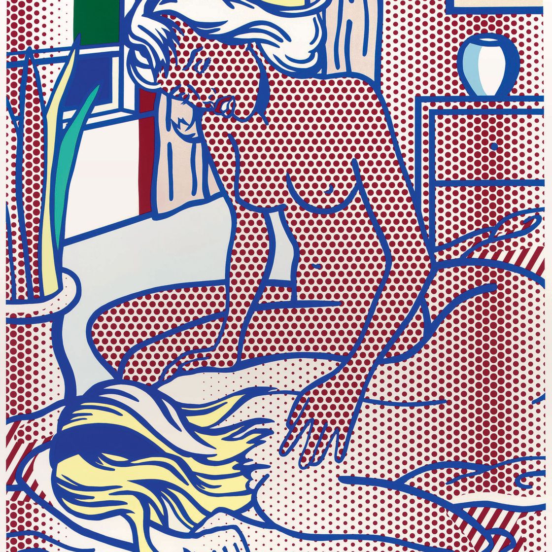 Roy Lichtenstein — Две обнаженные натуры, состояние I, из "Обнаженной натуры" (C. 285)