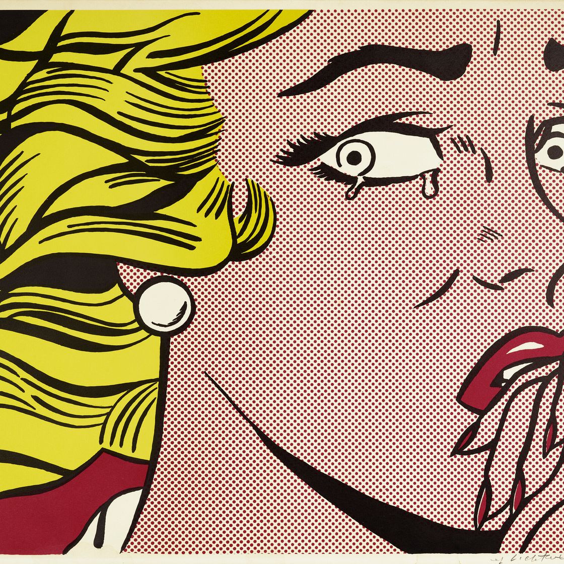 Roy Lichtenstein — Плачущая девушка