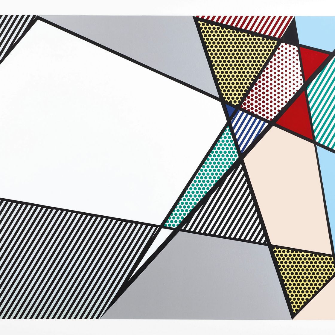 Roy Lichtenstein — Imperfect 58" x 92 3/8", из серии Imperfect